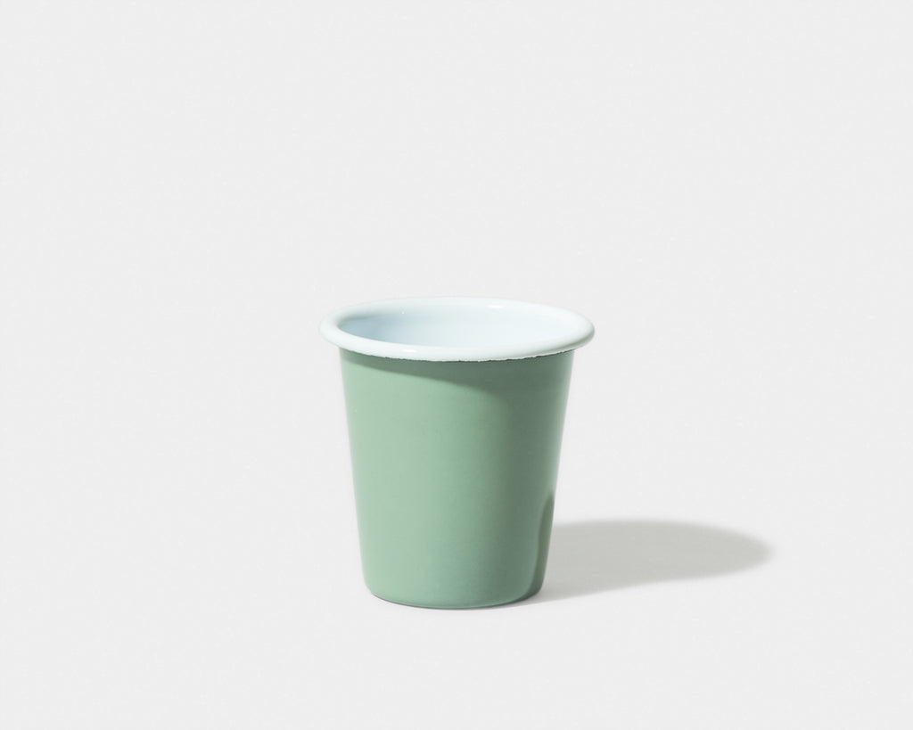 PASTEL GREEN ENAMEL TUMBLER  PLAIN B. – Emalco Enamelware